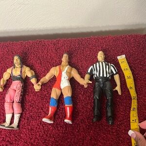 Vintage Lot of 3 WWE Jakks  WWE VTG Wrestling Action Figures